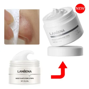 LANBENA Blackhead Remover Nose Mask Peeling Deep Cleansing Face Mask Oil Control Skin Care (60 Stickers)