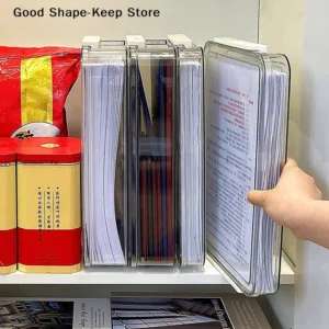 Document/Certificate Transparent Storage Box