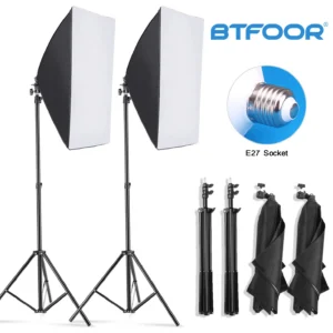 Professional Photography softbox Lighting With Tripod.