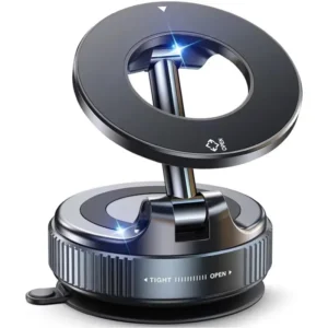 Vacuum Magnet Bracket Upgraded Version Multi-angles Adjustment Strong Magnetic Suck Design Foldable Car Navigation Phone Holder