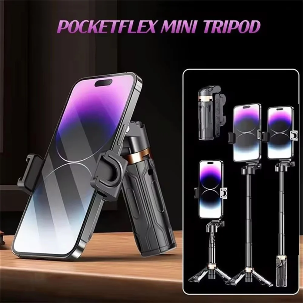 MEUYAG 2026 New Tripod,phone Stand with Bluetooth shutter,Wireless Selfie Stick brackets with Phone Holder for Smartphone Camera - Image 5