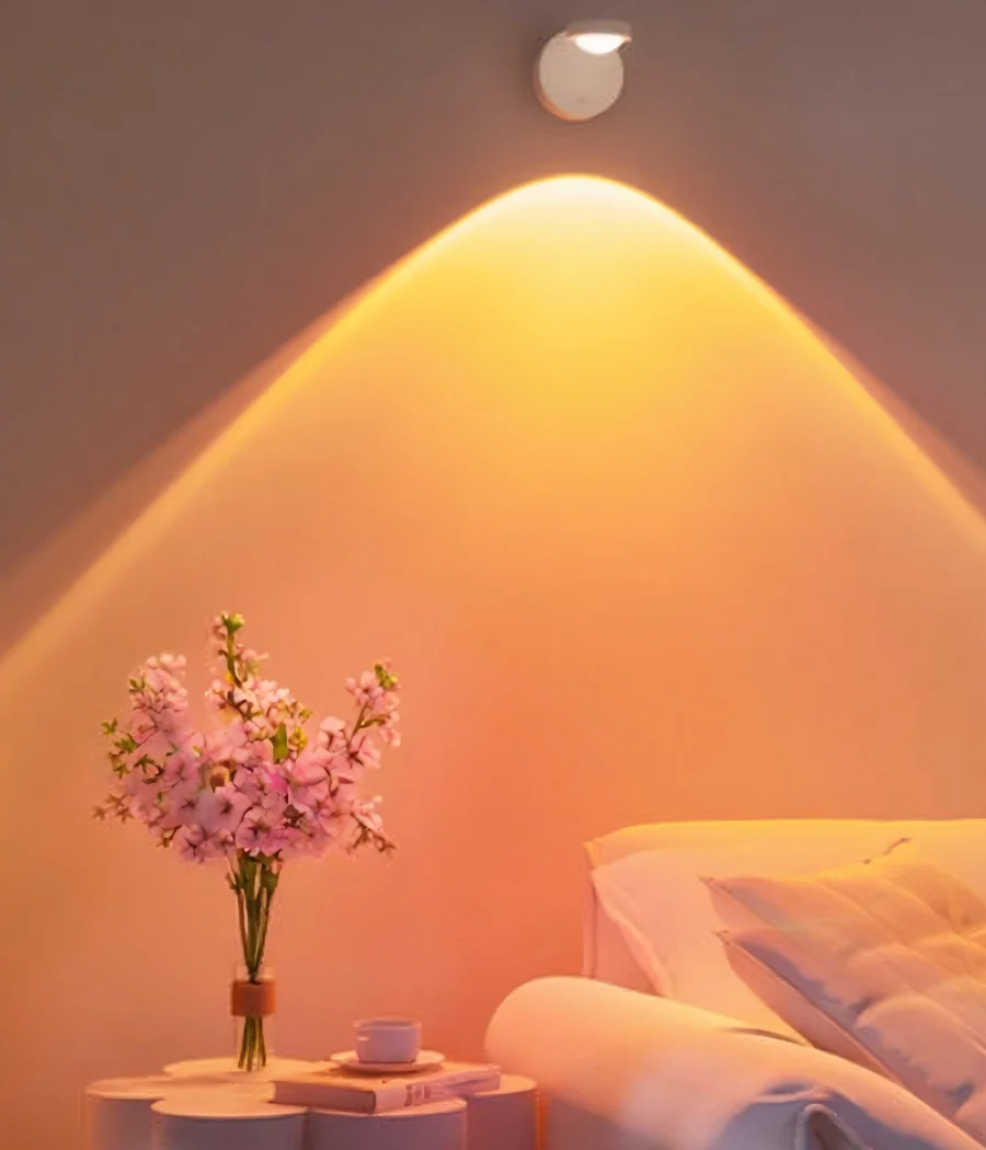 LED rechargeable magnetic sunset projection light can be rotated 360 degrees to touch dimming sunset atmosphere light - Image 2
