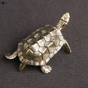 Retro Brass Longevity Copper Tortoise Ornaments For Home/Office Decoration.