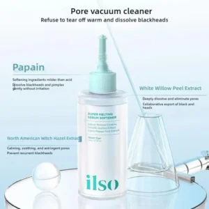 Ilso Blackhead Export Liquid Remove T-Zone Cleaning Contraction Pores Not Irritating to Reduce Acne Skin Essence Gentle Clean