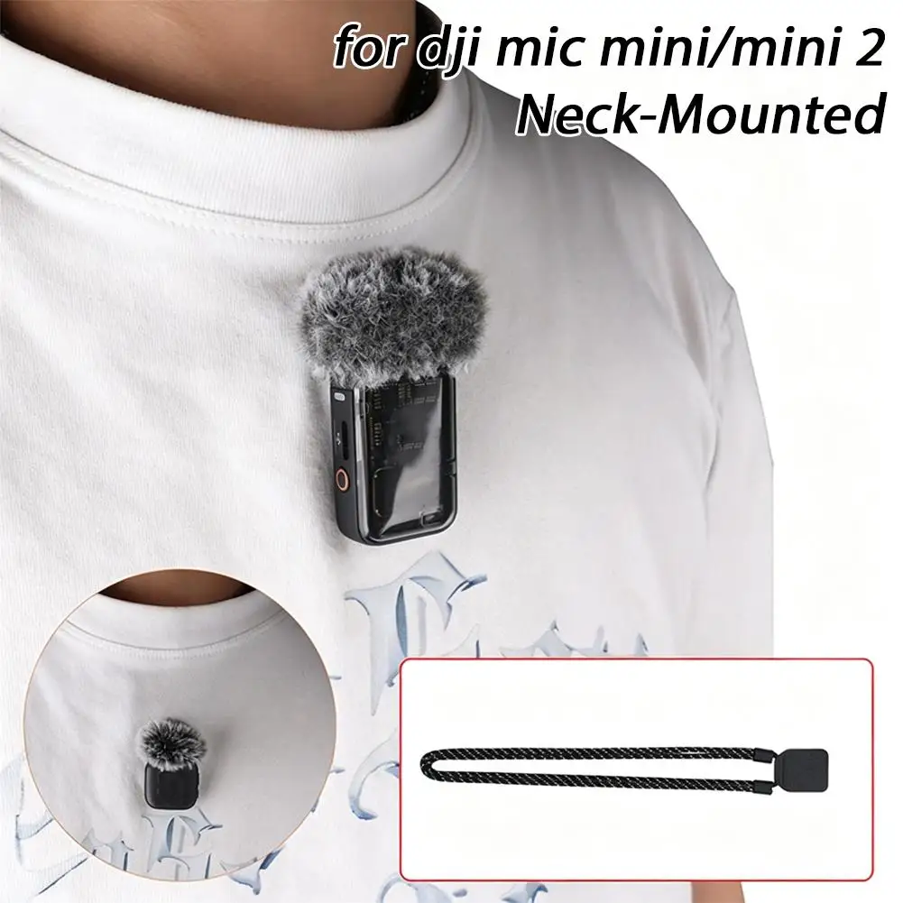 Adjustable Necklace Lanyard For DJI Mic Mini 2 And Mic 2 Magnetic Neck Strap Mini Hands-Free Microphone Holder Accessories - Image 2