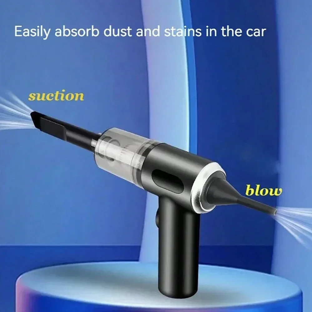 1PC Wireless Vacuum Cleaner 120W High Power Black Dual Use for Home And Car Powerful Portable Handheld Vacuum - Image 5