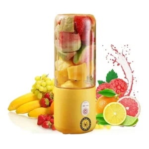 Zai Xiao 500Ml Portable Blender 6 Blades Usb Rechargeable Fresh Fruit Juice Mixer Electric Shake Cup Cute Blender Smoothie Ice C