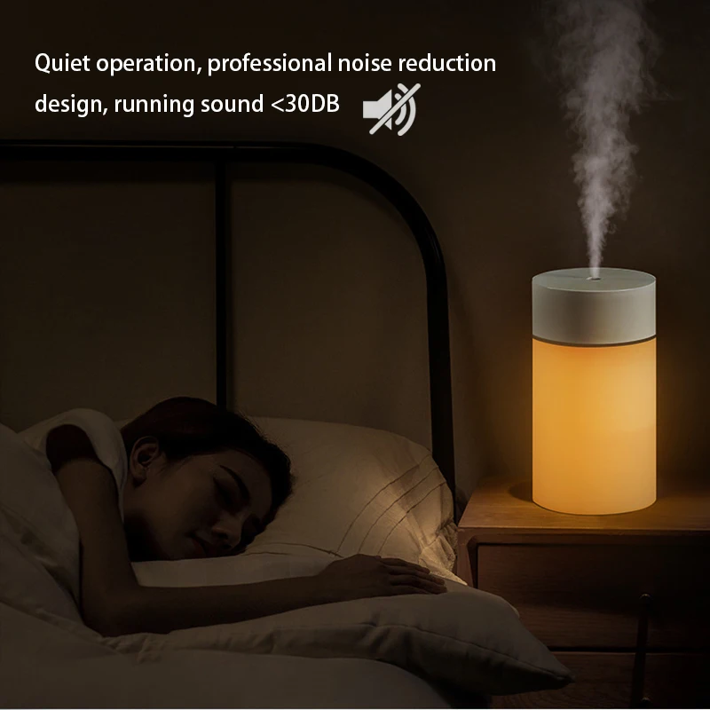 260ML Mini Humidifier USB Ultrasonic Air Humidifier LED Lamp Essential Oil Diffuser Car Purifier Aroma Anion Mist Maker portable - Image 4