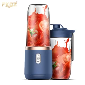 Portable Small Electric Juicer Stainless Steel Blade Cup Juicer Fruit Automatic Smoothie Blender USB rechargeable mini blender