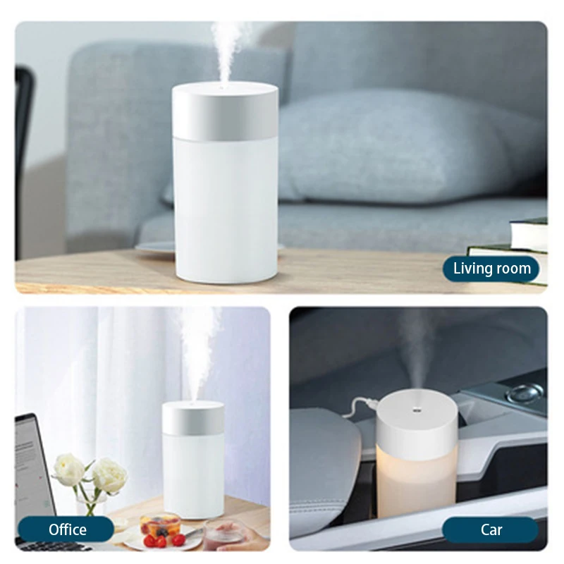 260ML Mini Humidifier USB Ultrasonic Air Humidifier LED Lamp Essential Oil Diffuser Car Purifier Aroma Anion Mist Maker portable - Image 3